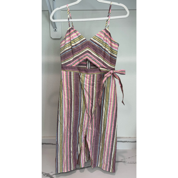 Express Dresses & Skirts - Express 100% Cotton Dress with Cutout Size 2 Multicolor‎